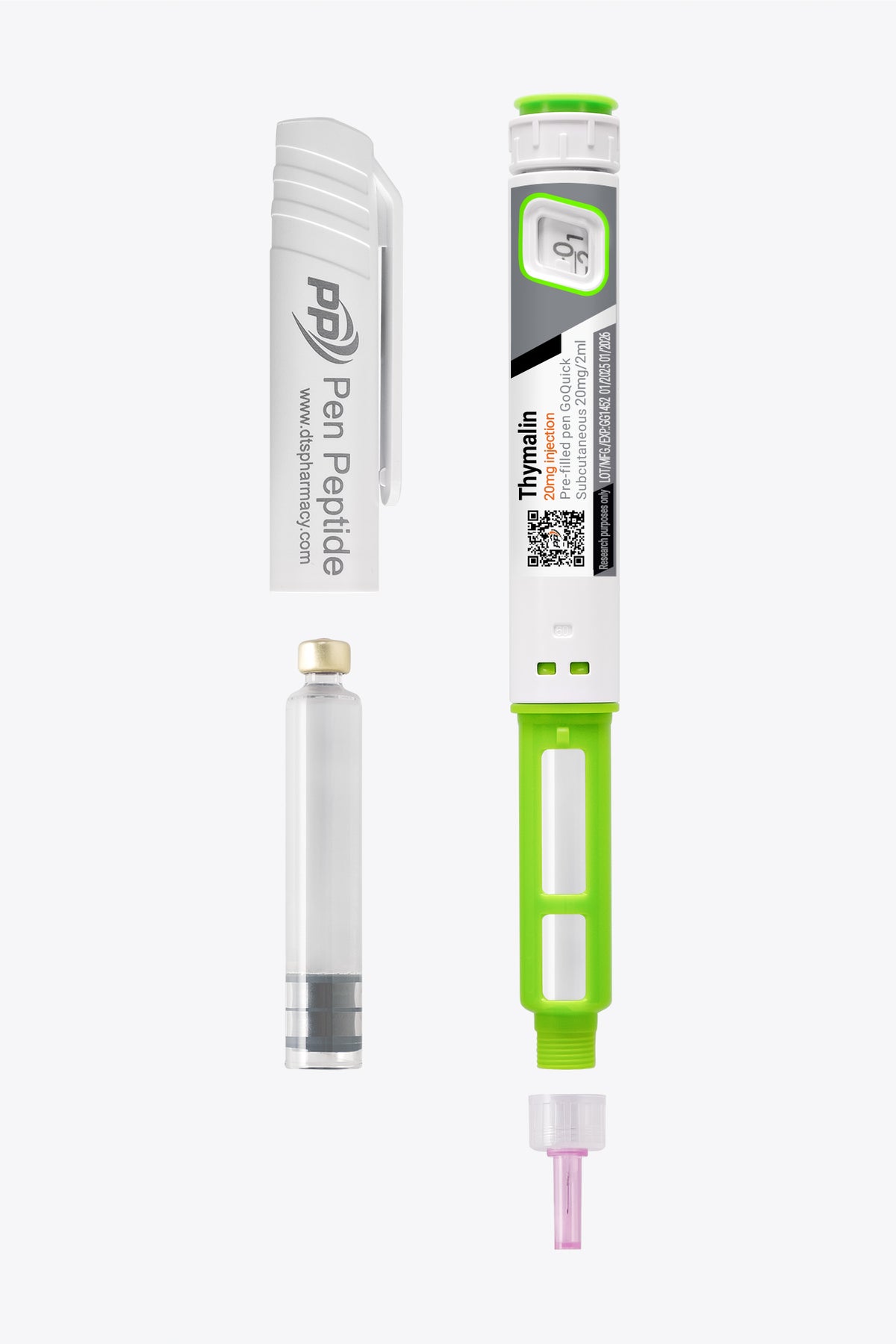 Thymalin peptid i form av en penna för subkutan användning